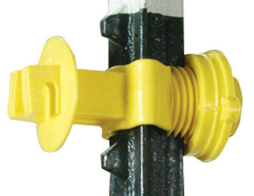 Dare Western Screw-Tight T-Post Insulators for Wire, pack of 25