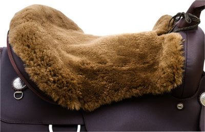 Western Saddle Seat Cushion, Sheepskin