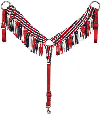 Braided Breast Collar with Fringe