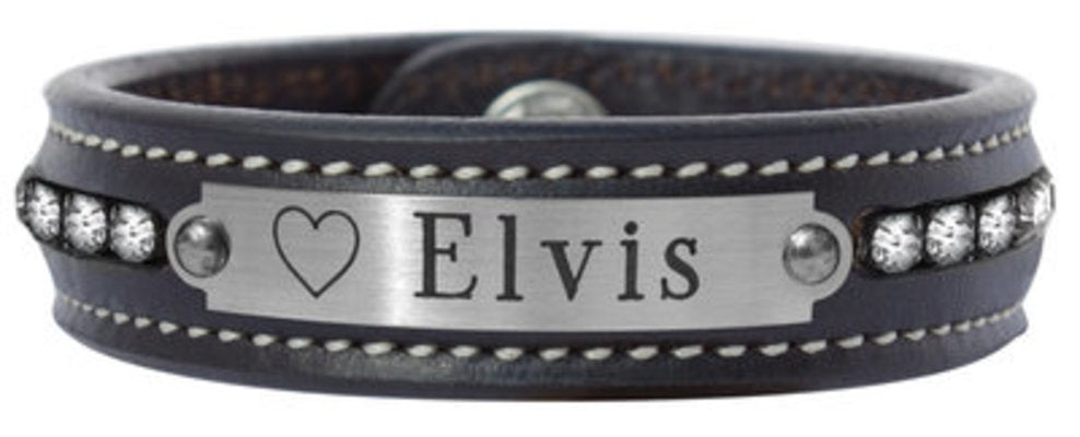 Crystal Leather Bracelet