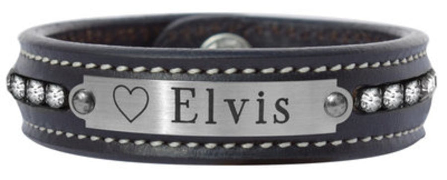 Crystal Leather Bracelet