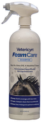 Vetericyn FoamCare Equine Shampoo, 32 oz