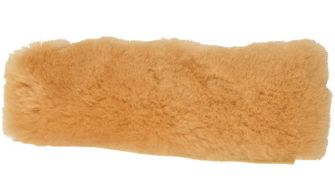 Merino Sheepskin Noseband Cover, 12&quot;