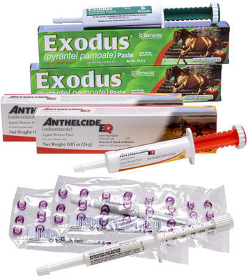 Value 3-Way Rotation Horse Dewormer Kit
