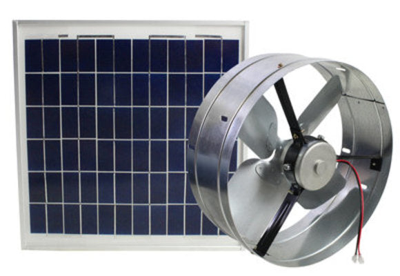 Solar Powered Gable Mount Ventilator, 13&amp;quot;