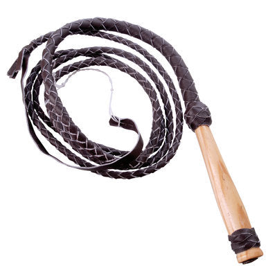 Leather Bull Whip, 8 ft
