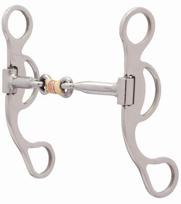 Professional Argentine Bit with Copper Wire Wrapped Dogbone