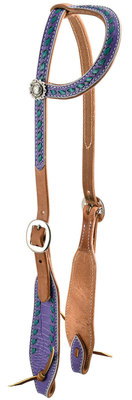 Buck Stitch Sliding Ear Headstall
