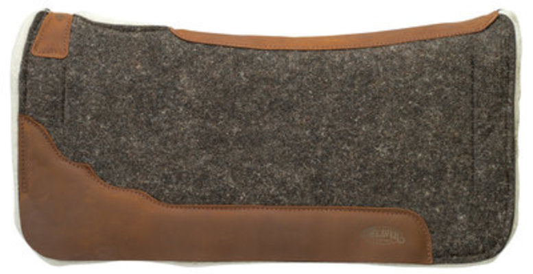 Synergy Contoured EVA Sport Foam Wool Saddle Pad, Merino Wool