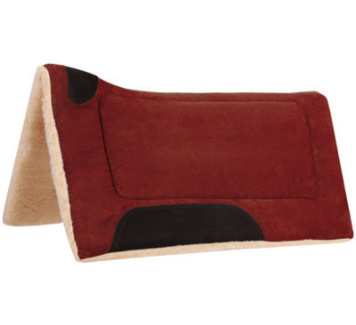 Faux Suede Contoured Saddle Pad