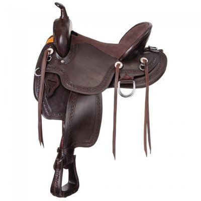 Mesquite Mule Saddle, Dark Oil