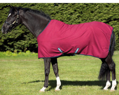 Rambo Techni-Waffle Horse Cooler, Burgundy