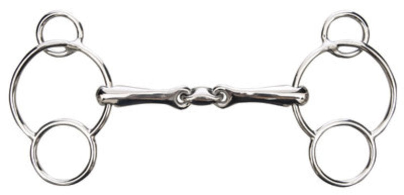 5&amp;quot; Ring Gag with 3-Piece Mouth Bit