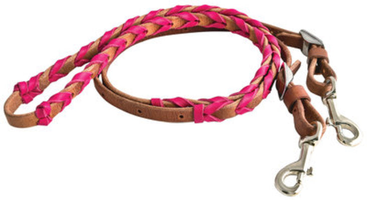 Latigo Laced Barrel Reins