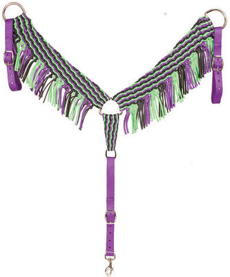 Braided Breast Collar with Fringe