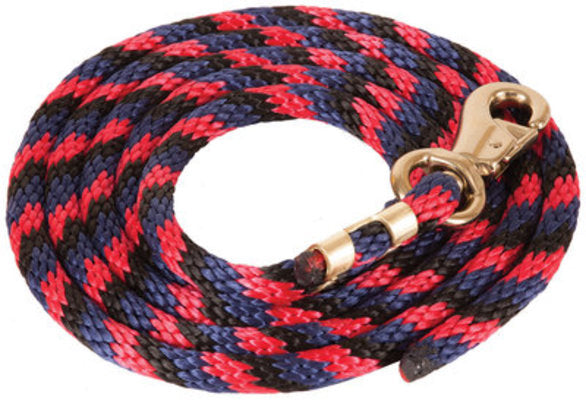 Poly Colorful Lead Rope, Bull Snap