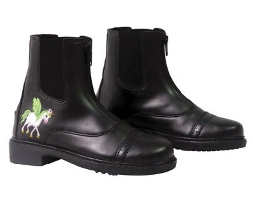 TuffRider Children&amp;#39;s Unicorn Front Zip Paddock Boot