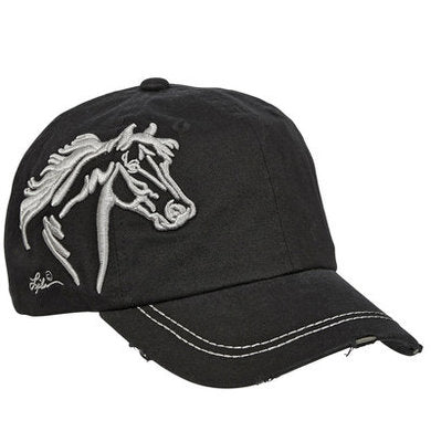 Lila Embroidered Caps