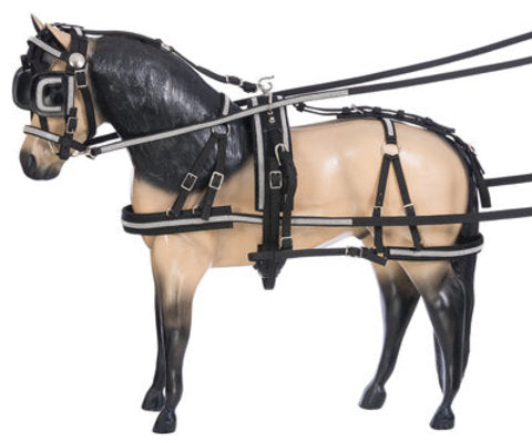 Crystal Herculean Nylon Driving Harness, Black