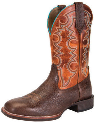 Men&amp;#39;s All-Around Square Toe Authentic Boot, Oiled Tan