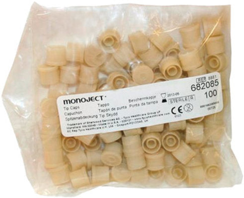 Monoject Luer Tip Caps, pack of 100